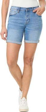 Kensie 7" Double Roll Cuff Shorts