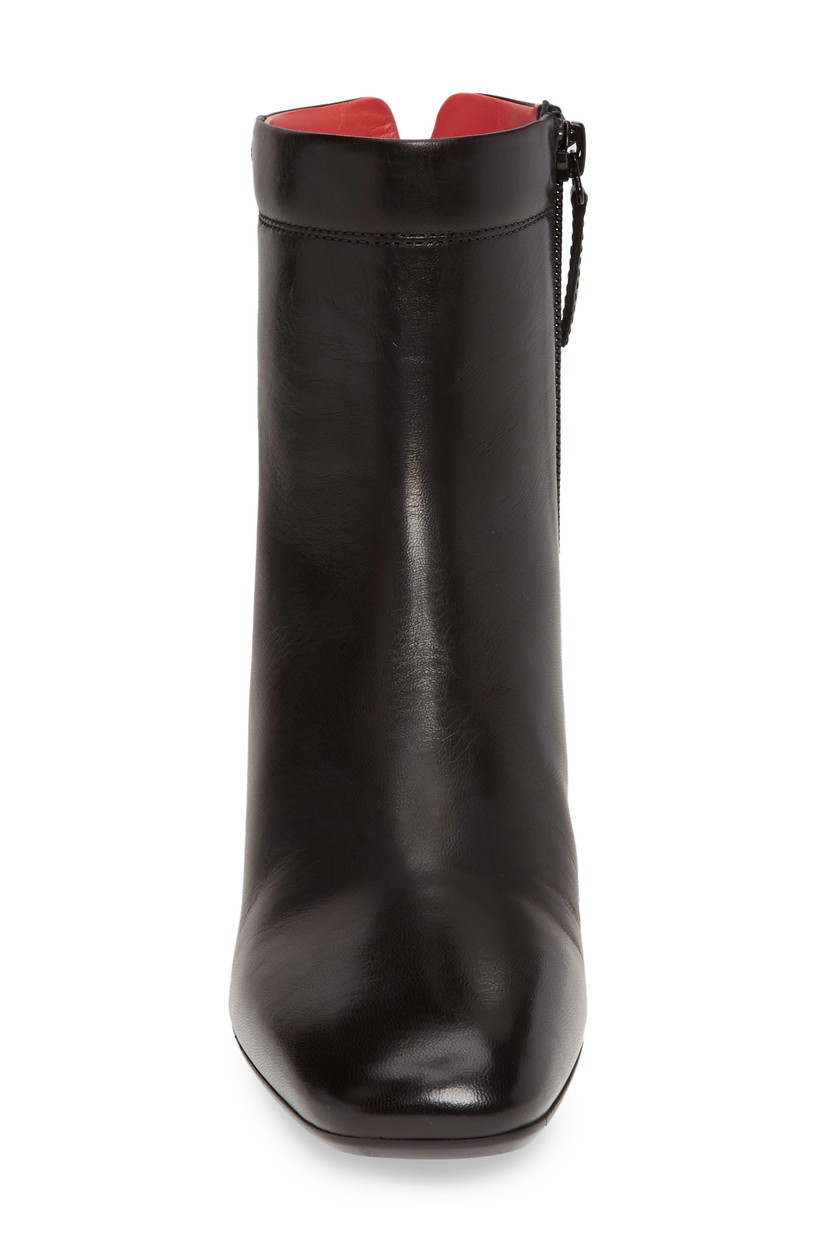 Pas de Rouge Chantal Leather Bootie, Alternate, color, 