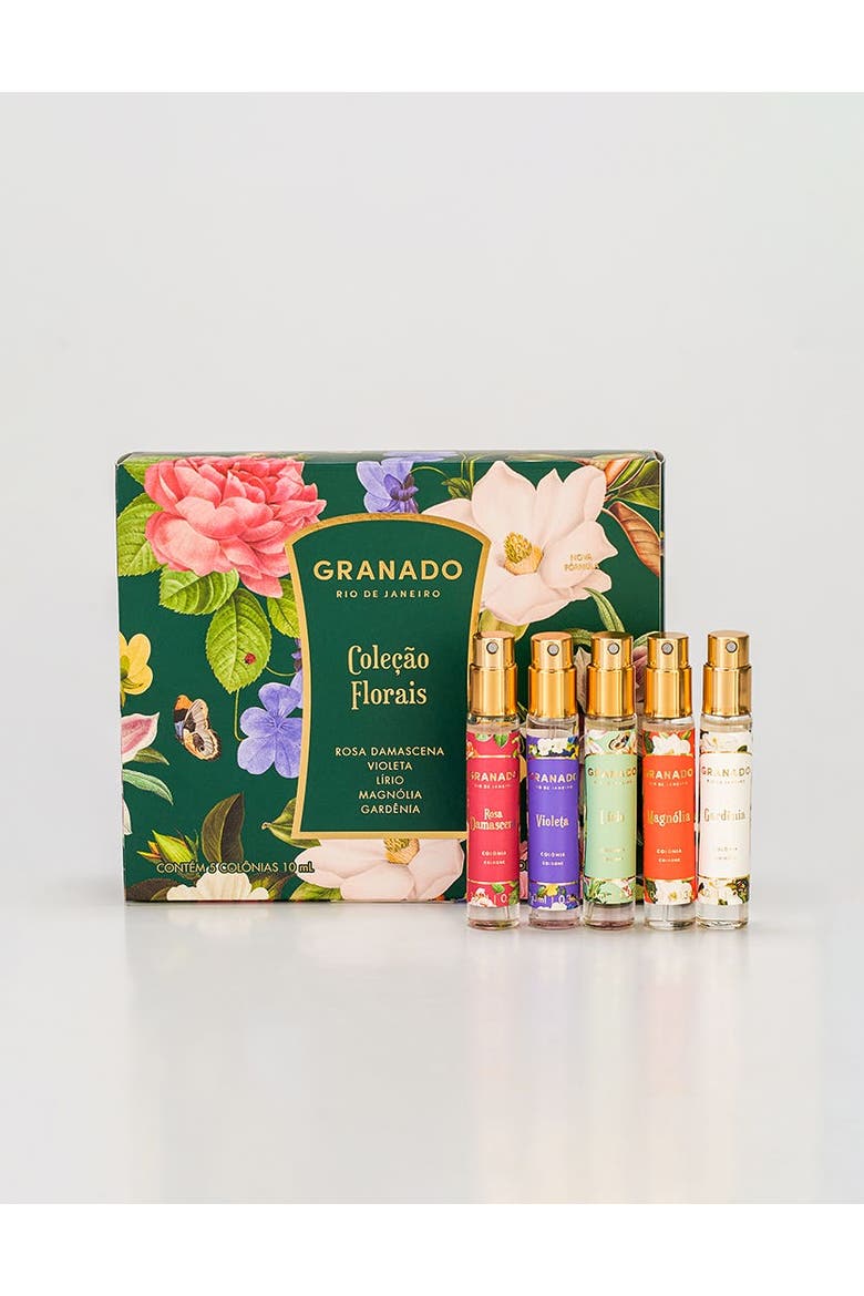 Discovery Set Floral, Alternate, color, Clear