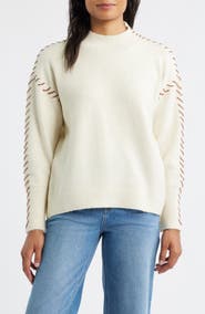 CITY BLUES Lutetia Relaxed Whipstich Sweater
