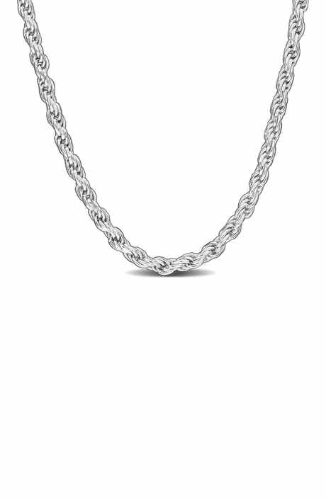 Sterling Silver Rolo Chain Necklace - 1.8mm