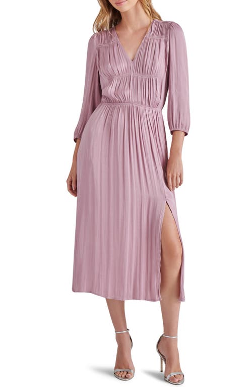 Steve Madden Arlene Midi Dress In Mauve Shadows