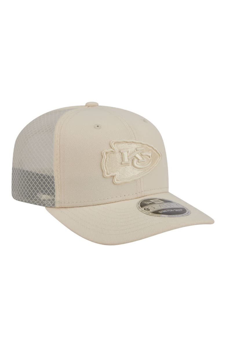 New Era Men's New Era Cream Kansas City Chiefs Color Pack 9SEVENTY Adjustable Hat, Alternate, color, Cream