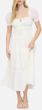 Blu Pepper Tiered Maxi Dress