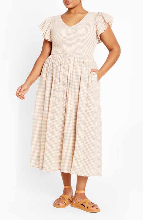 City Chic Charley Smocked Sundress