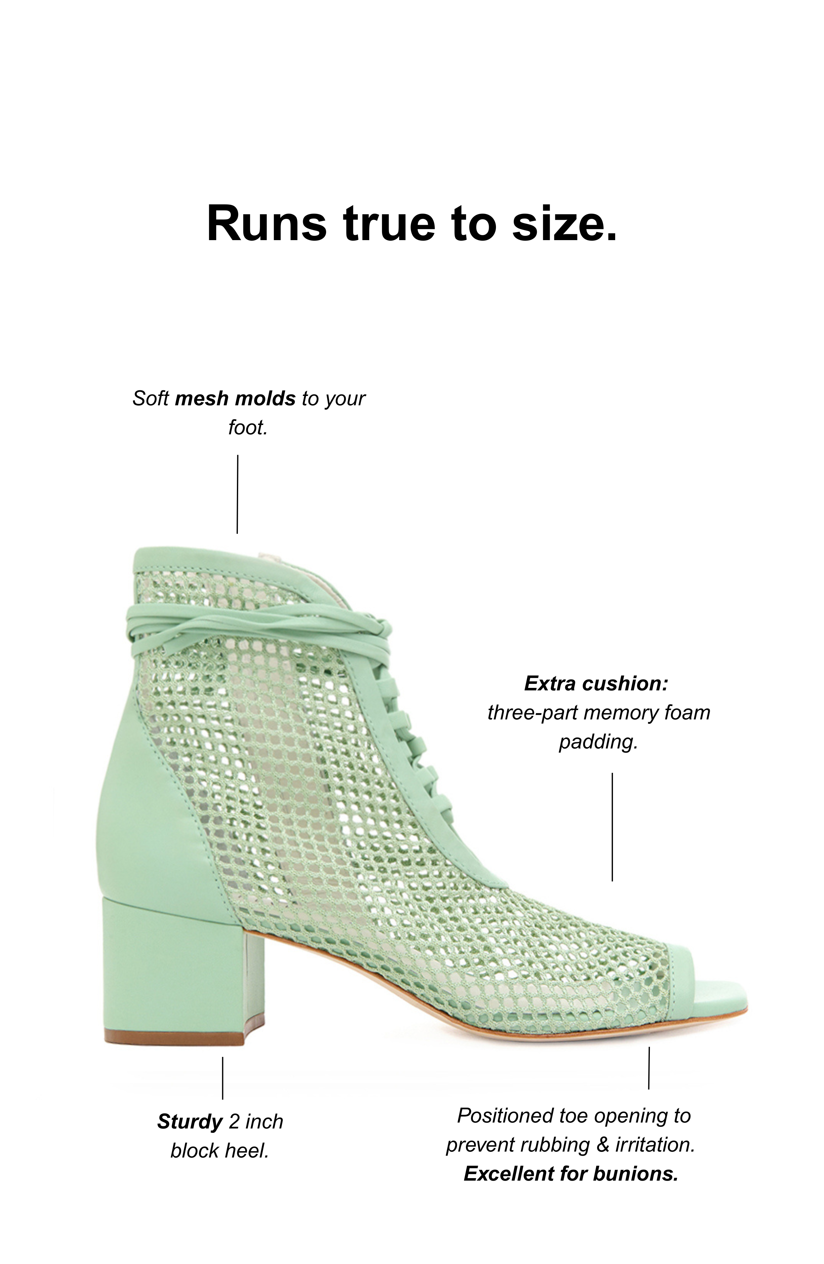 Daniella Shevel Nola Bootie, Alternate, color, Mint