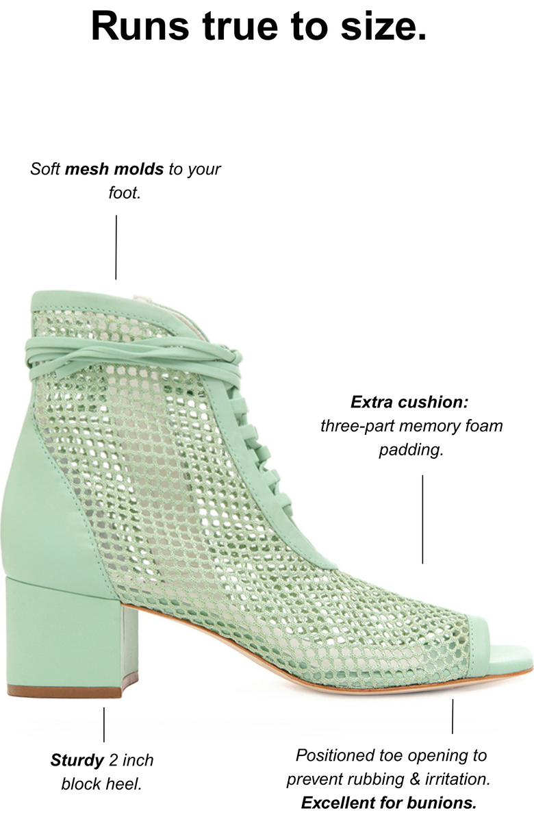 Daniella Shevel Nola Bootie, Alternate, color, Mint