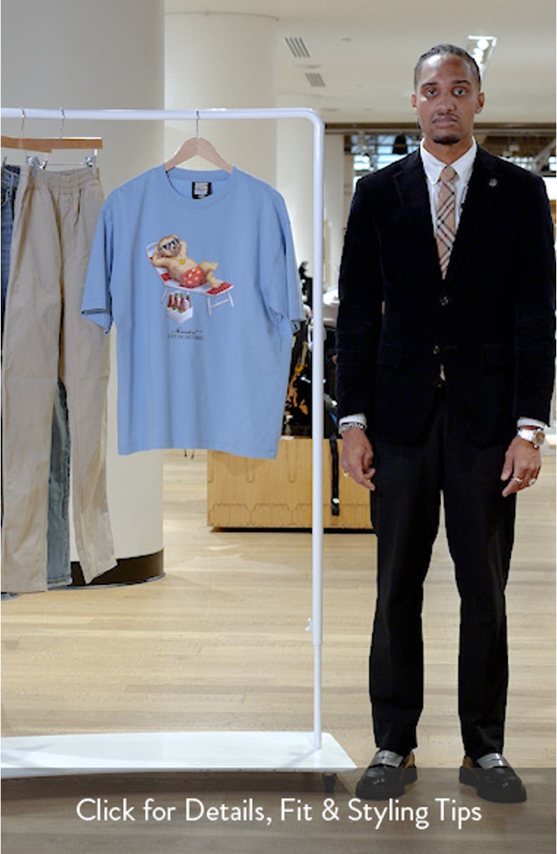 Smile Bear Cotton T-Shirt, sales video thumbnail