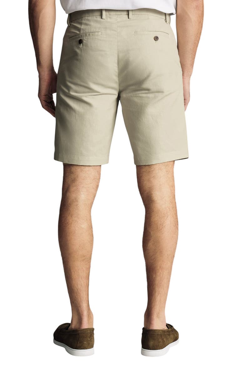 Cotton Linen Shorts, Alternate, color, Stone