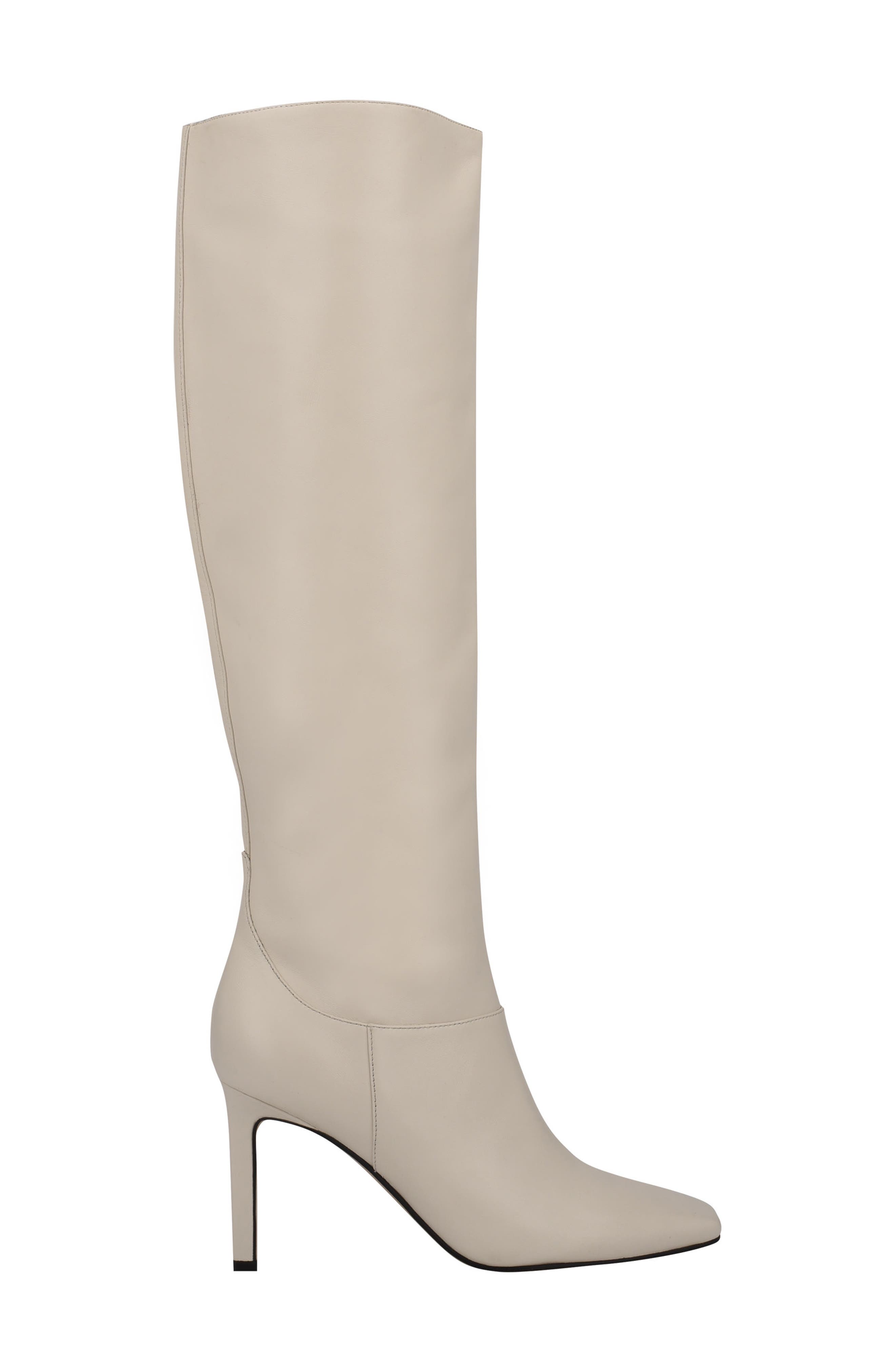 Jakke Knee High Boot, Alternate, color, CREAM LEATHER