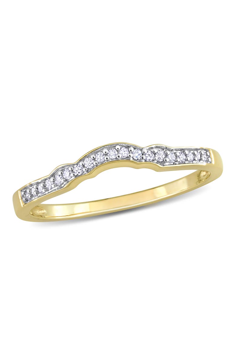 Diamond Accent Vintage Ring 10k, Main, color, 10k Yellow Gold