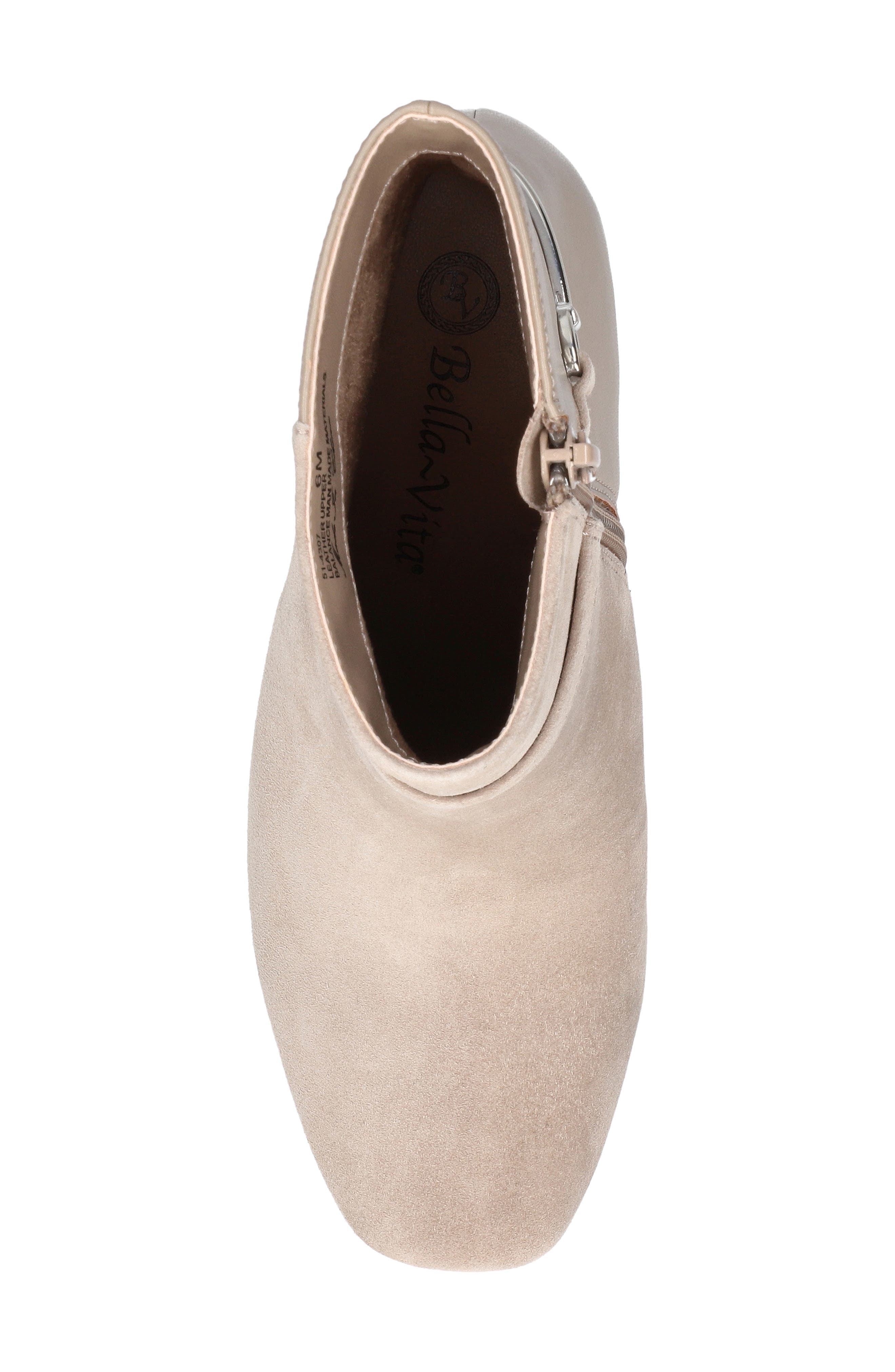 Bella Vita Quincy Boot, Alternate, color, Almond Kidsuede Leather