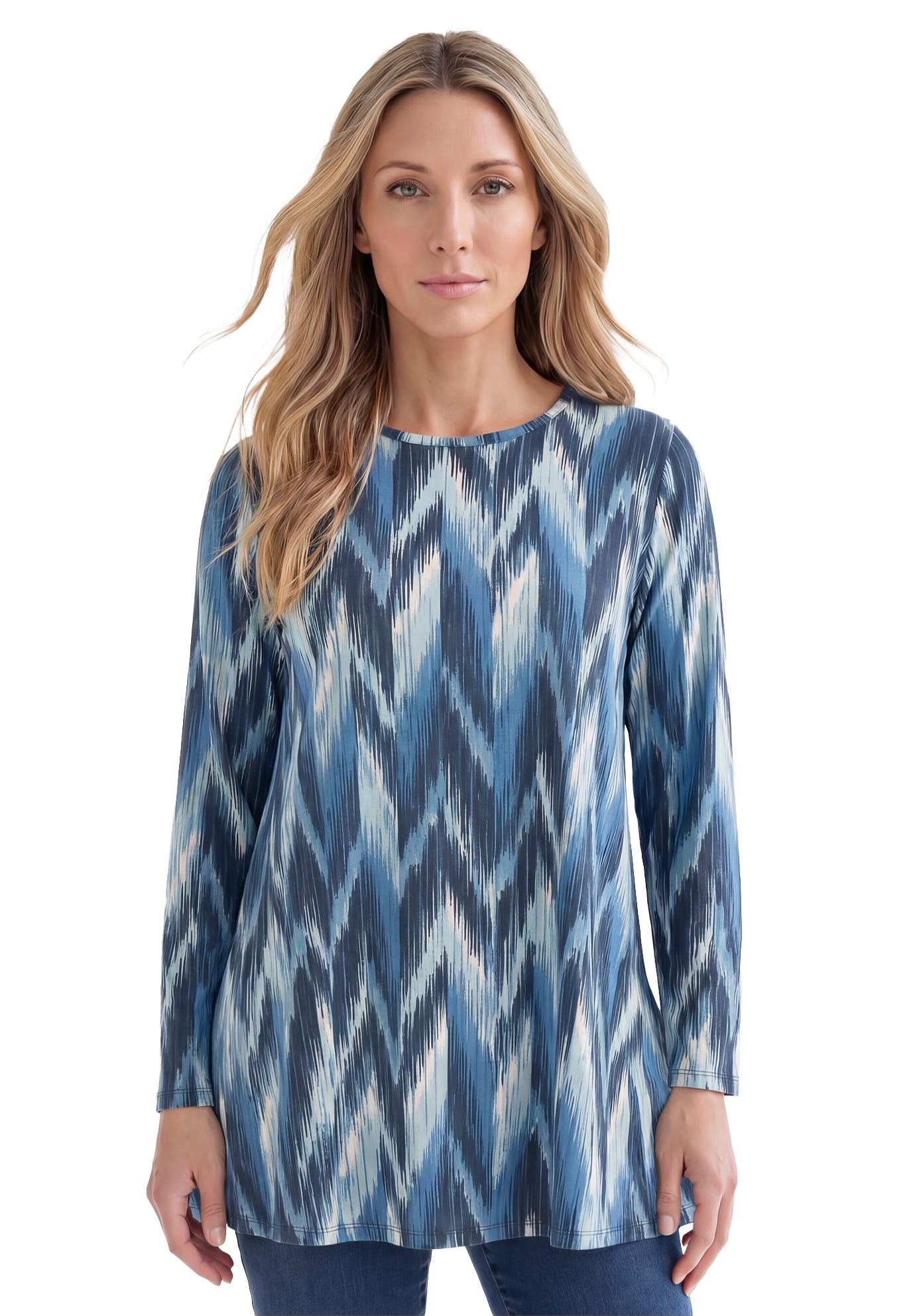 DUSTY INDIGO IKAT TEXTURE