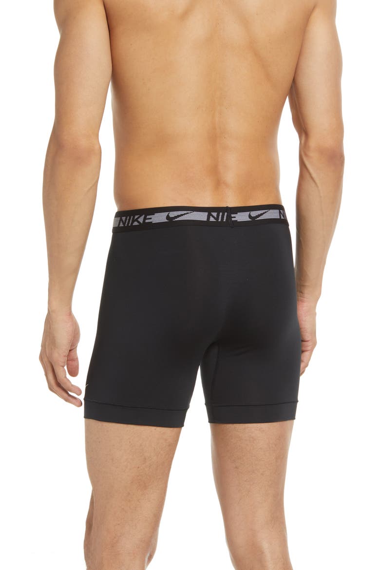 3-Pack Dri-FIT Ultra Stretch Micro Boxer Briefs, Alternate, color, BLACK