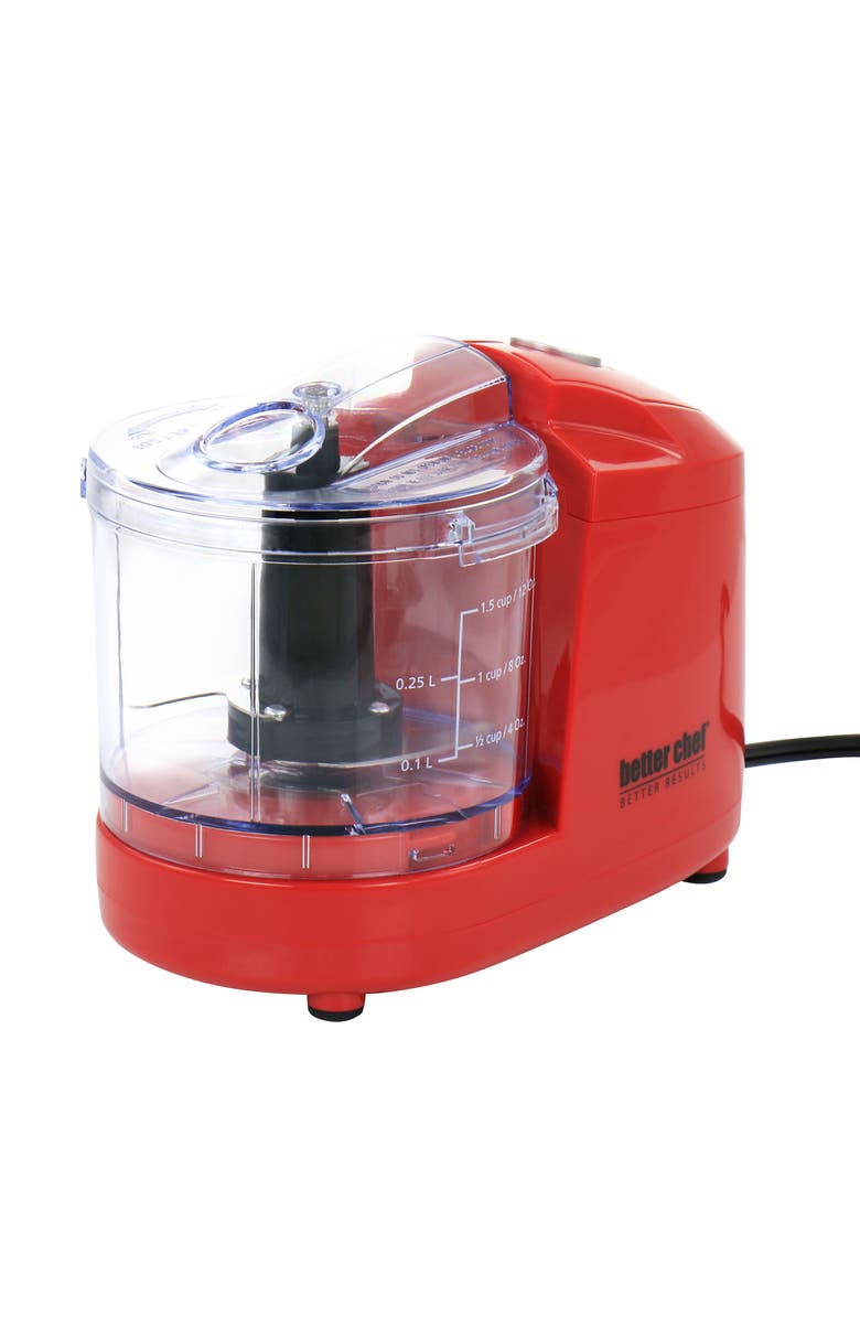 Better Chef Compact 12 Ounce Mini Chopper in Red, Main, color, Red