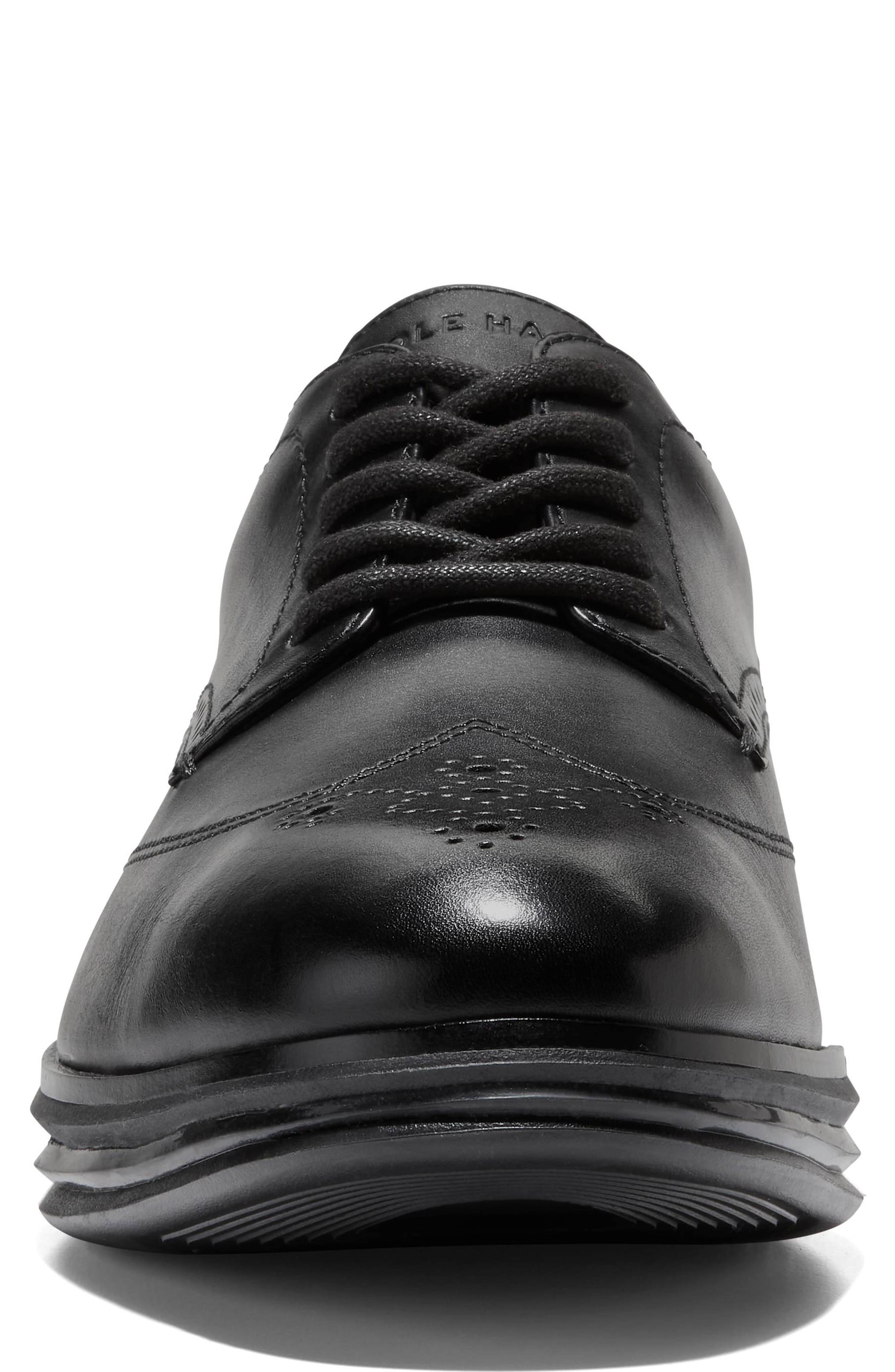 Cole Haan Original Grand Energy One Wing Oxford, Alternate, color, Black / Black / Black