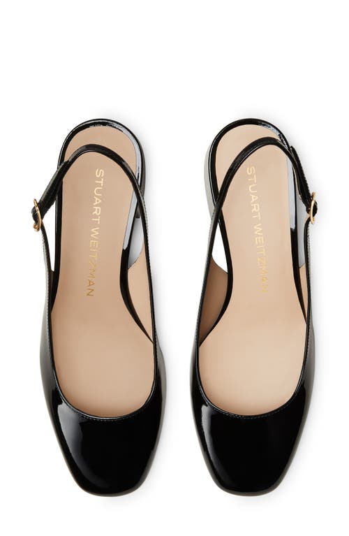 Stuart Weitzman Maeve Slingback Pump In Black