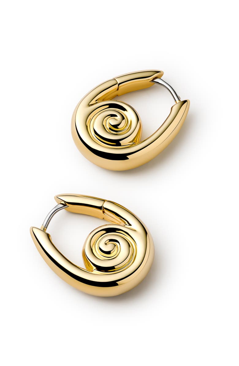 Ana Luisa Gold Statement Earrings - Ariel Hoops, Alternate, color, Gold