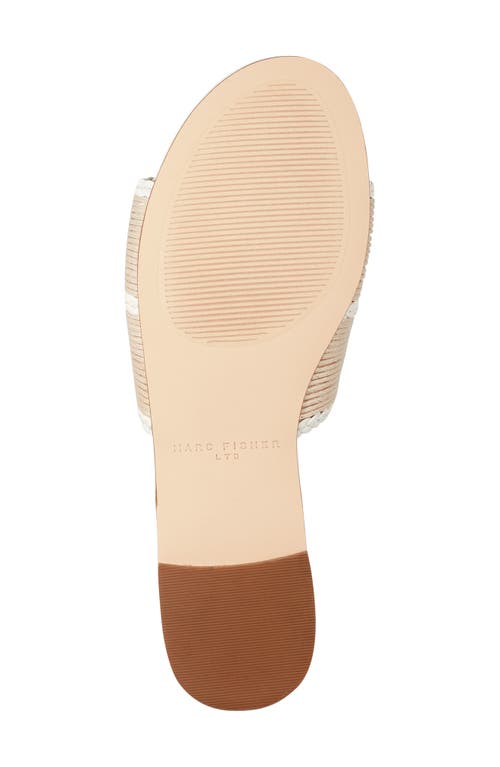 Marc Fisher Ltd Zuri Slide Sandal In Light Natural
