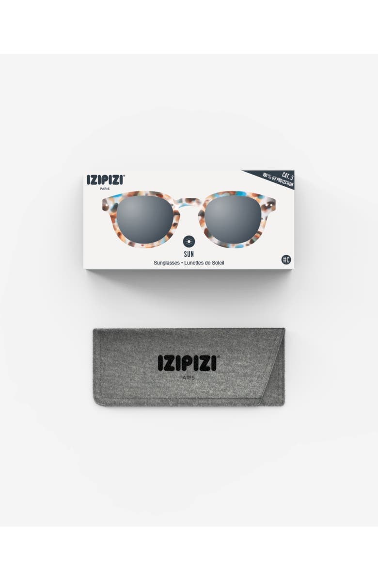IZIPIZI #C 47mm Square Sunglasses, Alternate, color, Blue Tortoise