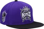 Mitchell & Ness Men's Mitchell & Ness Purple/Black Sacramento Kings Hardwood Classics Snapback Hat