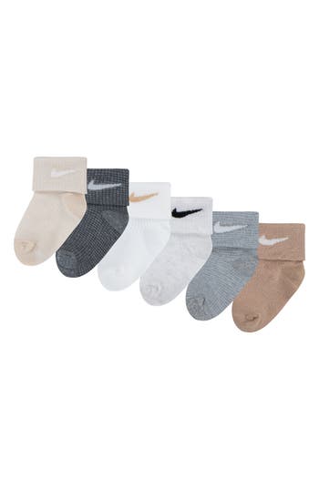 Shop Nike Assorted 6-pack Lightweight Ankle Socks