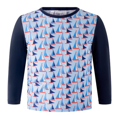Baby Boys' Sailboat Rashguard Top
