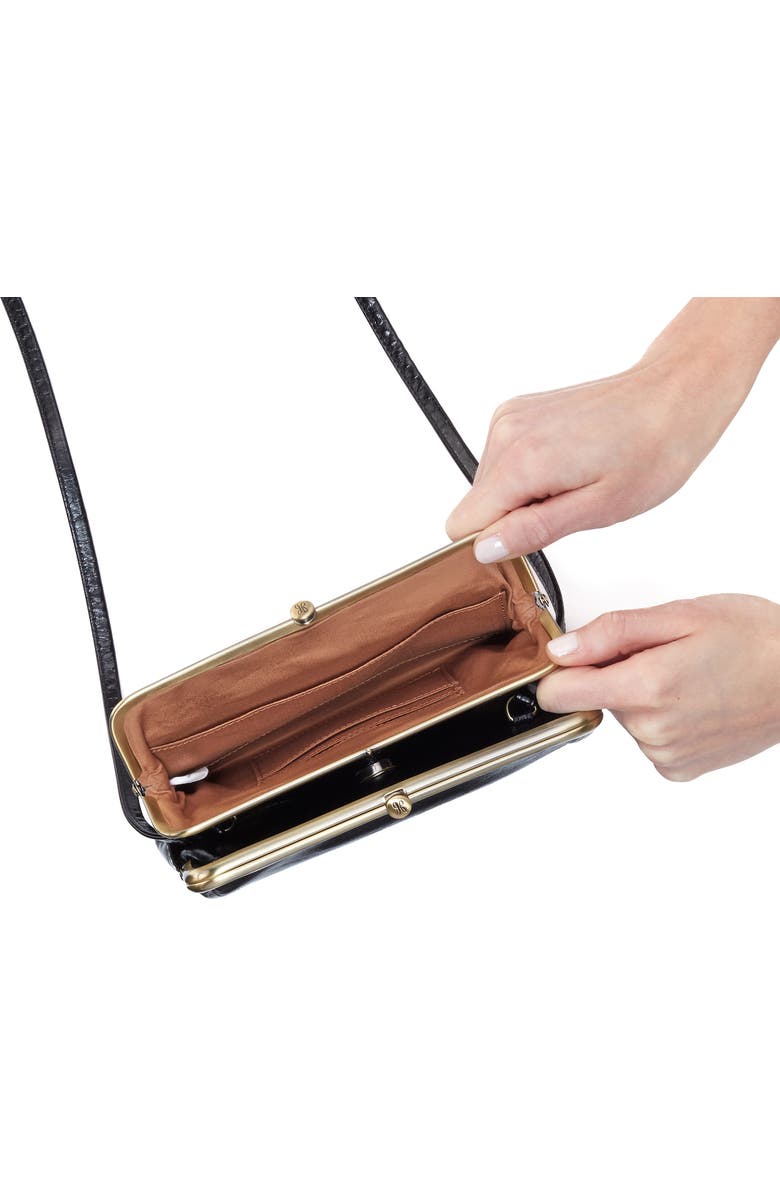 HOBO Lauren Leather Frame Crossbody Bag, Alternate, color,