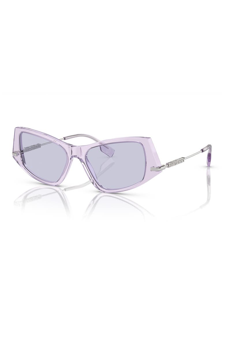 52mm Irregular Sunglasses, Alternate, color, LILAC