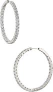 Nadri Perfect Inside Out Hoop Earrings