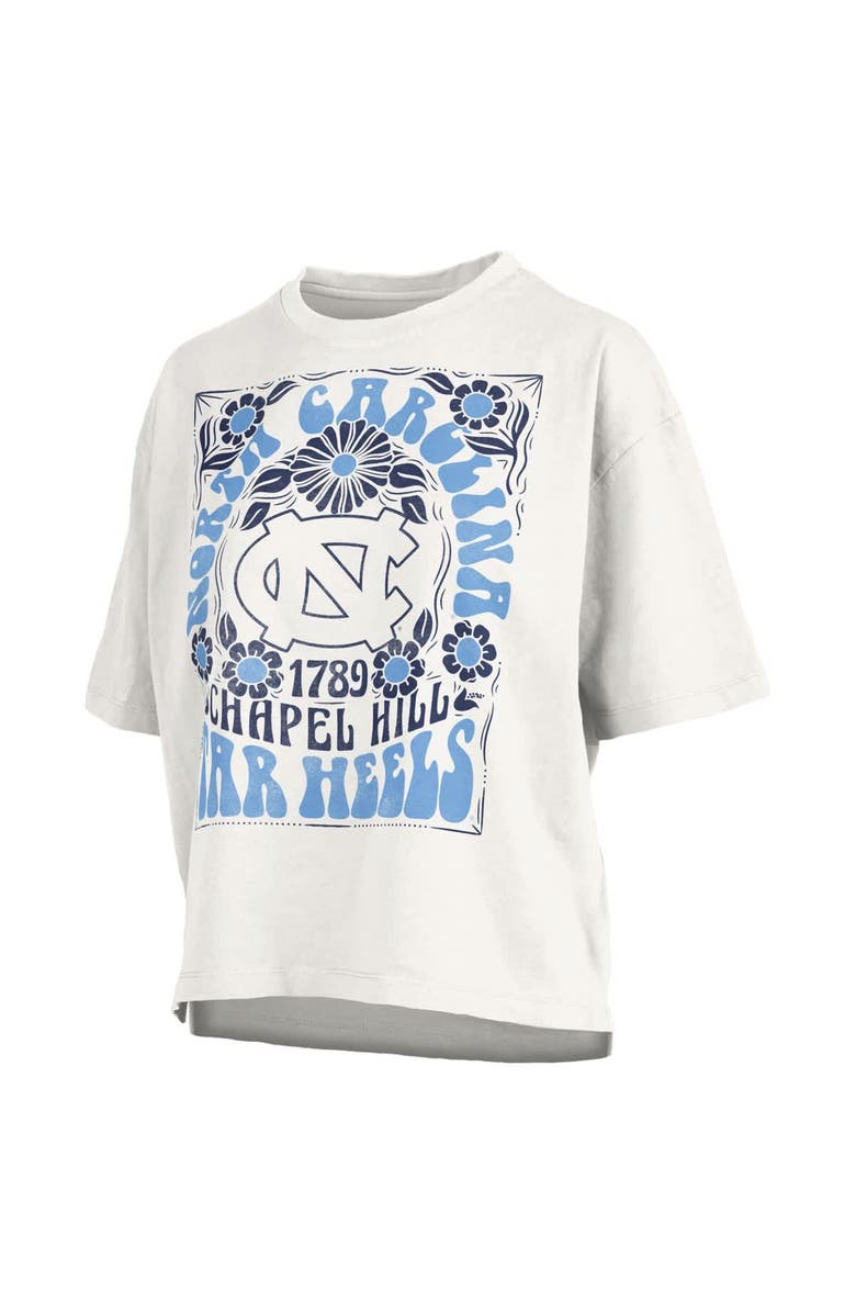 PRESSBOX Women's Pressbox White North Carolina Tar Heels Harmony Oversized T-Shirt, Alternate, color, White