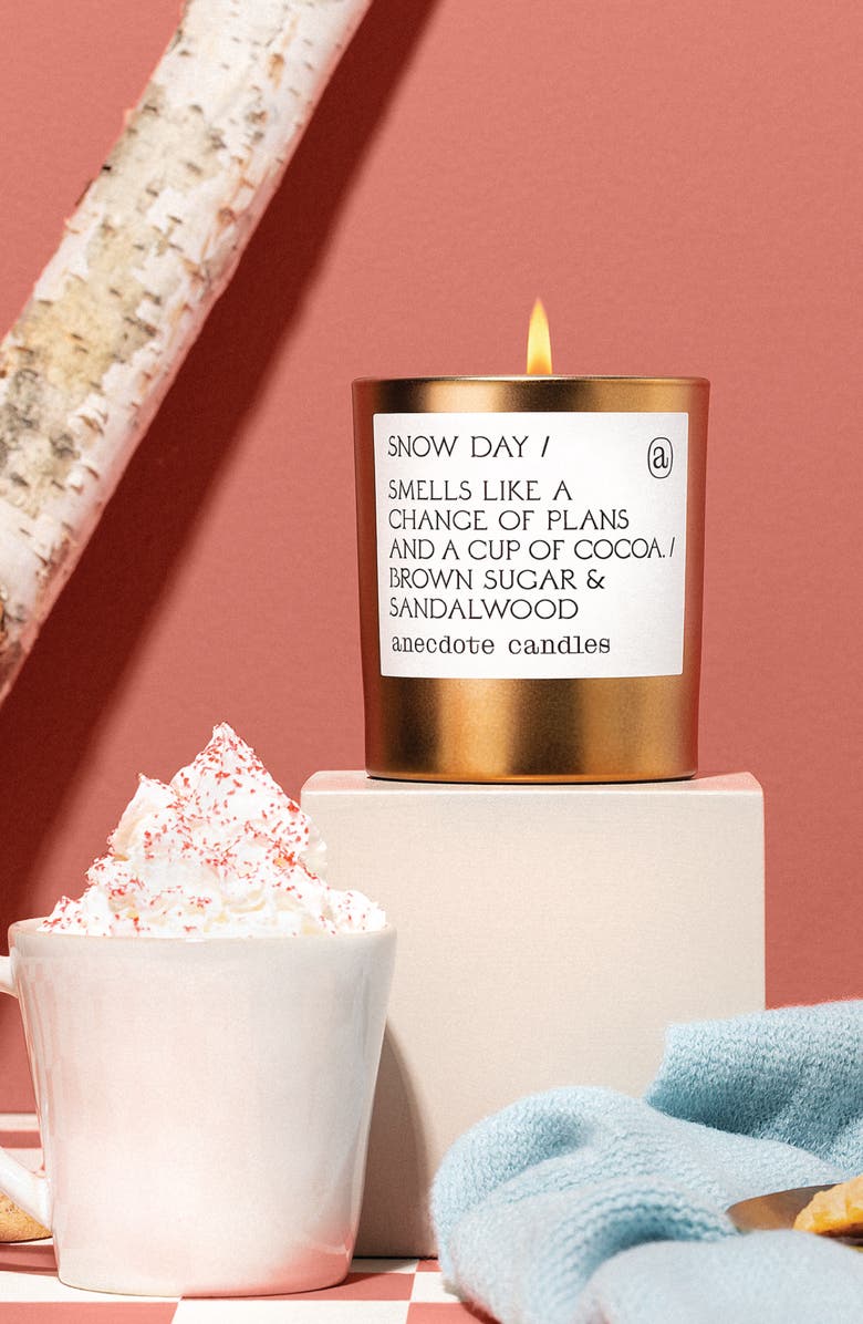 ANECDOTE CANDLES Snow Day Candle, Alternate, color, Gold
