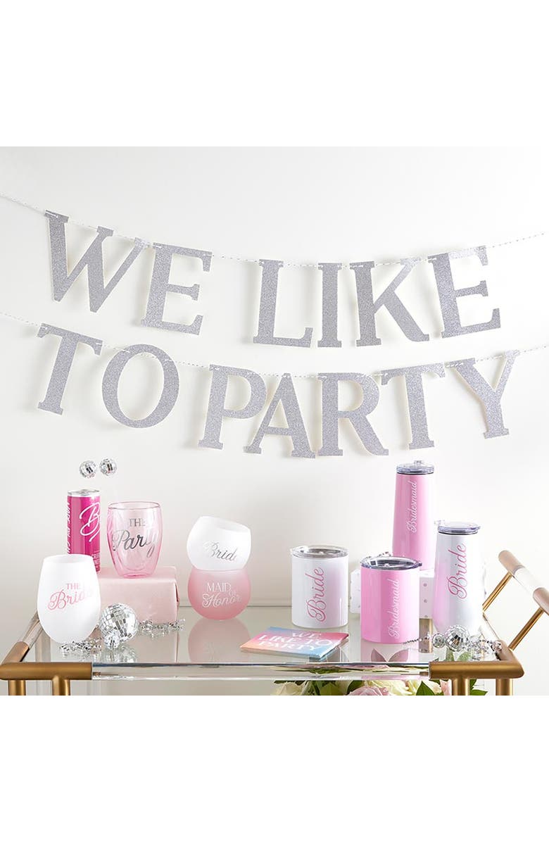 CREATIVE BRANDS Bridesmaid Stainless Steel Tumbler, Alternate, color, Pink