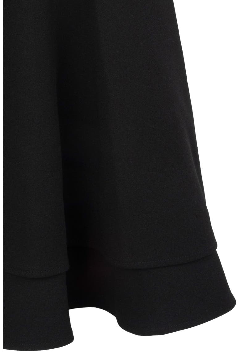 Kids' Scuba Knit Dress, Alternate, color, BLACK