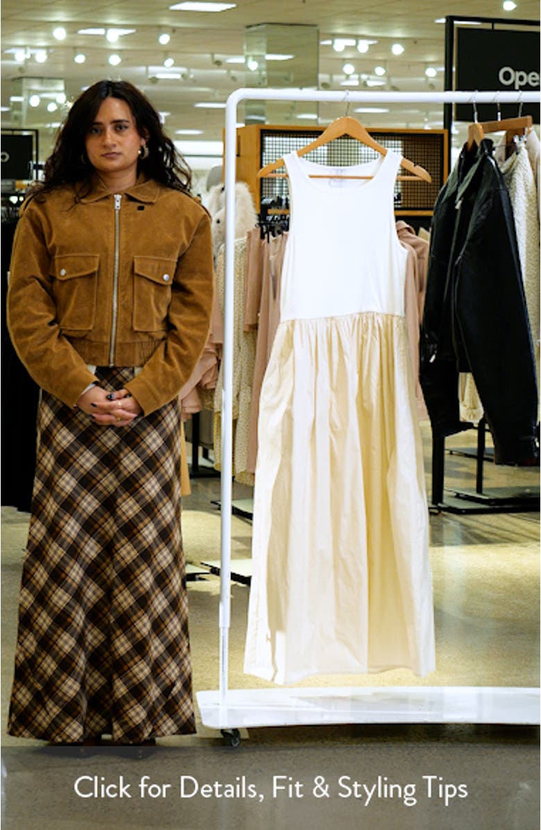 Frankie Mixed Media Maxi Dress, sales video thumbnail