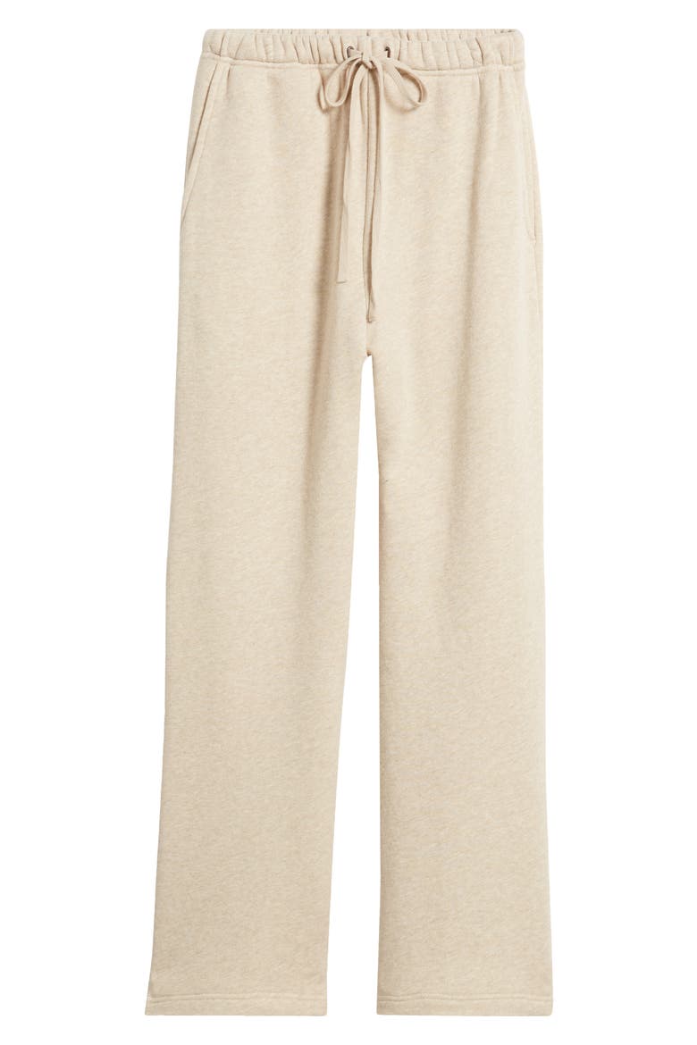 Core Organic Cotton Straight Leg Sweatpants, Alternate, color, OATMEAL