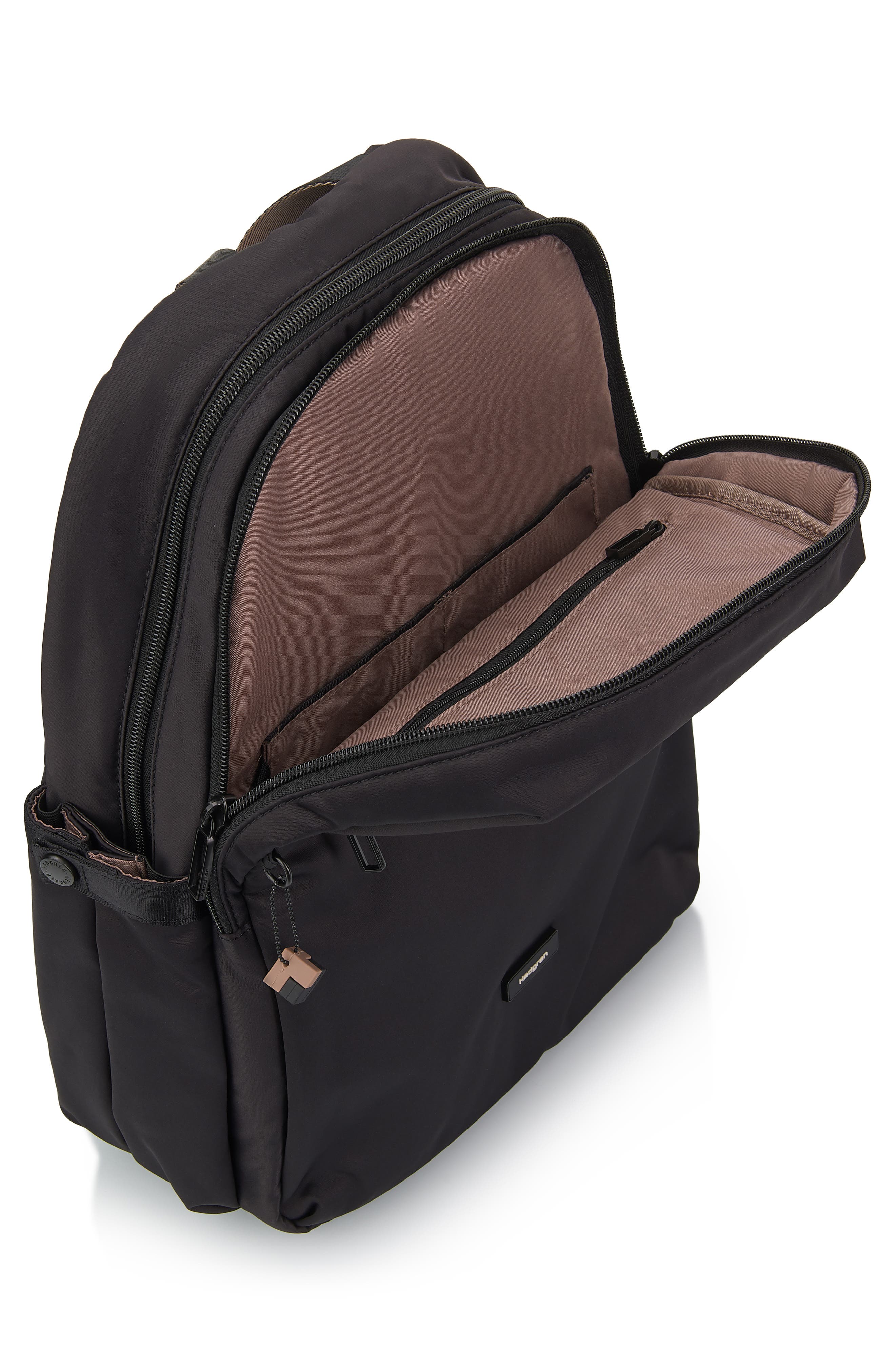 Hedgren Cosmos Water Repellent Backpack, Alternate, color, Black