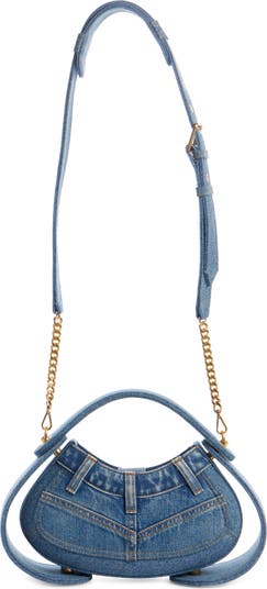 Medium Jolie Madame Denim Top Handle Bag