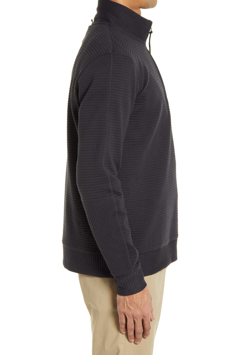 Billy Reid Double Knit Half-Zip Pullover, Alternate, color, Dark Navy