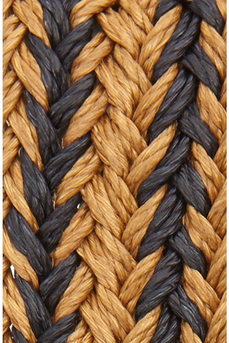 Woven Linen Belt, Alternate, color, CAMEL/ NAVY