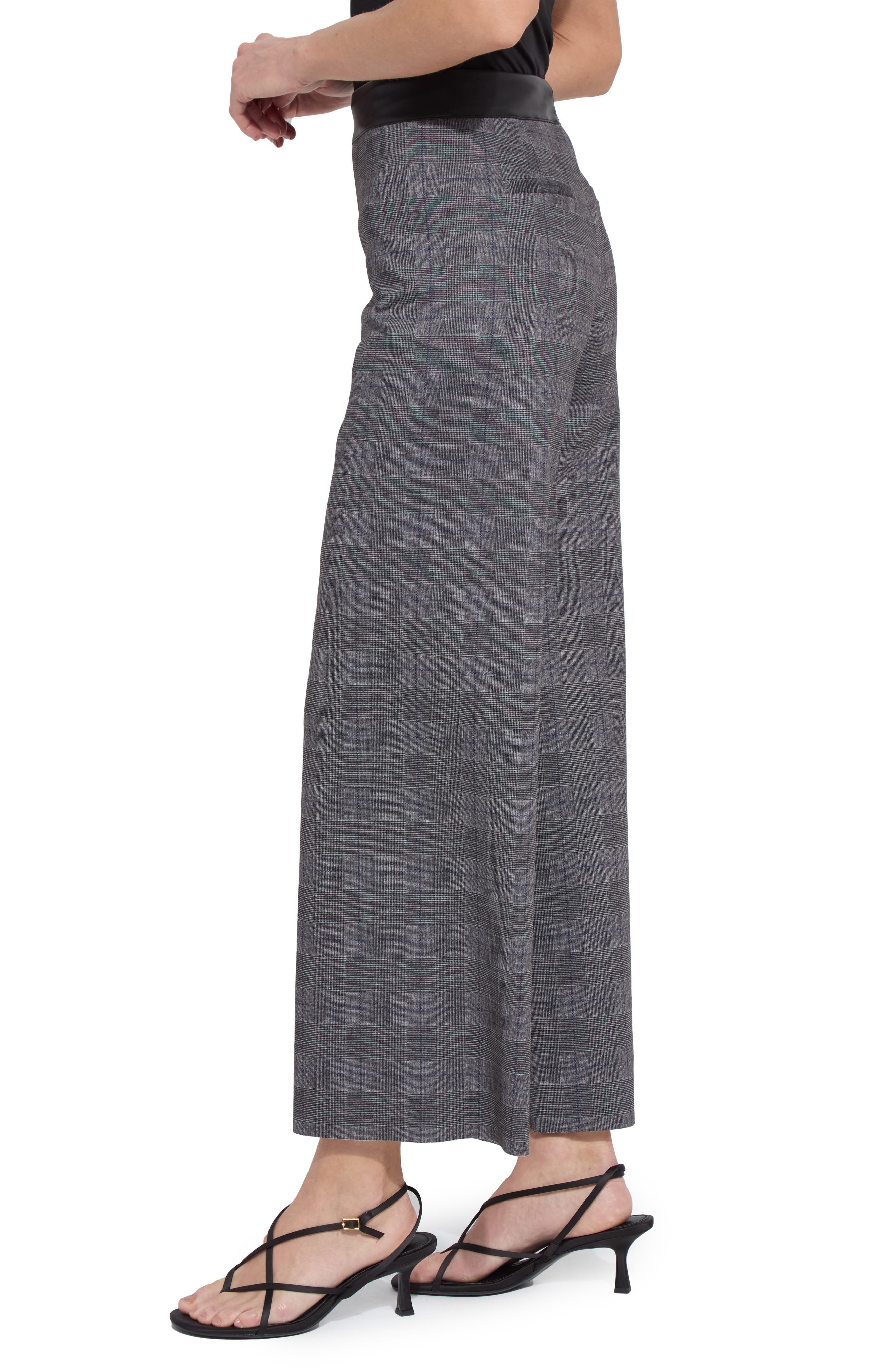 Lysse Denver High Waist Ankle Wide Leg Ponte Pants (Women) | Nordstromrack