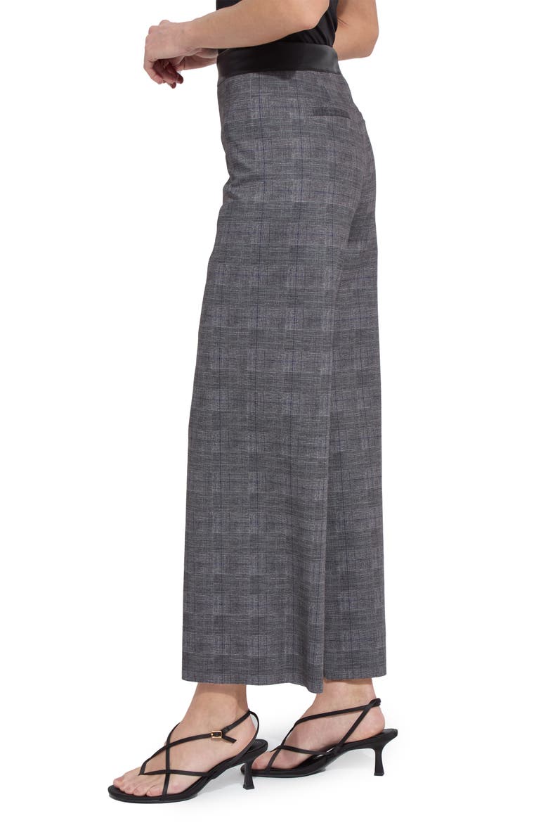 Denver High Waist Ankle Wide Leg Ponte Pants, Alternate, color, CHRC GLEN
