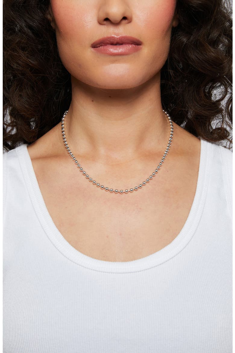 Amelia Necklace, Alternate, color, SILVER