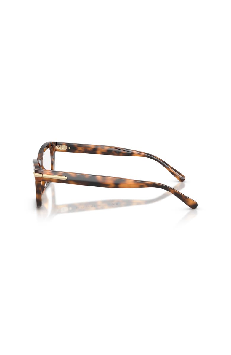 Ralph Lauren 53mm Rectangle optical glasses, Alternate, color, Tortoise