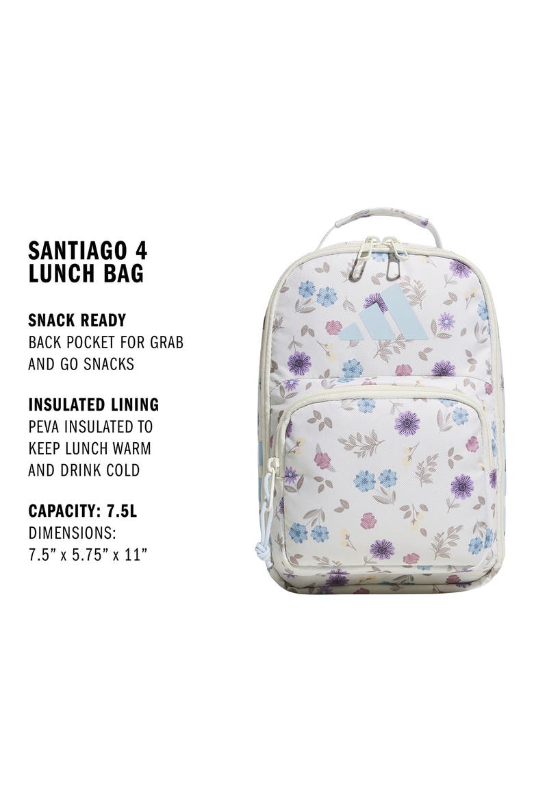 Kids' Santiago Lunch Bag, Alternate, color, IN BLOOM FLORAL WARM VANILLA