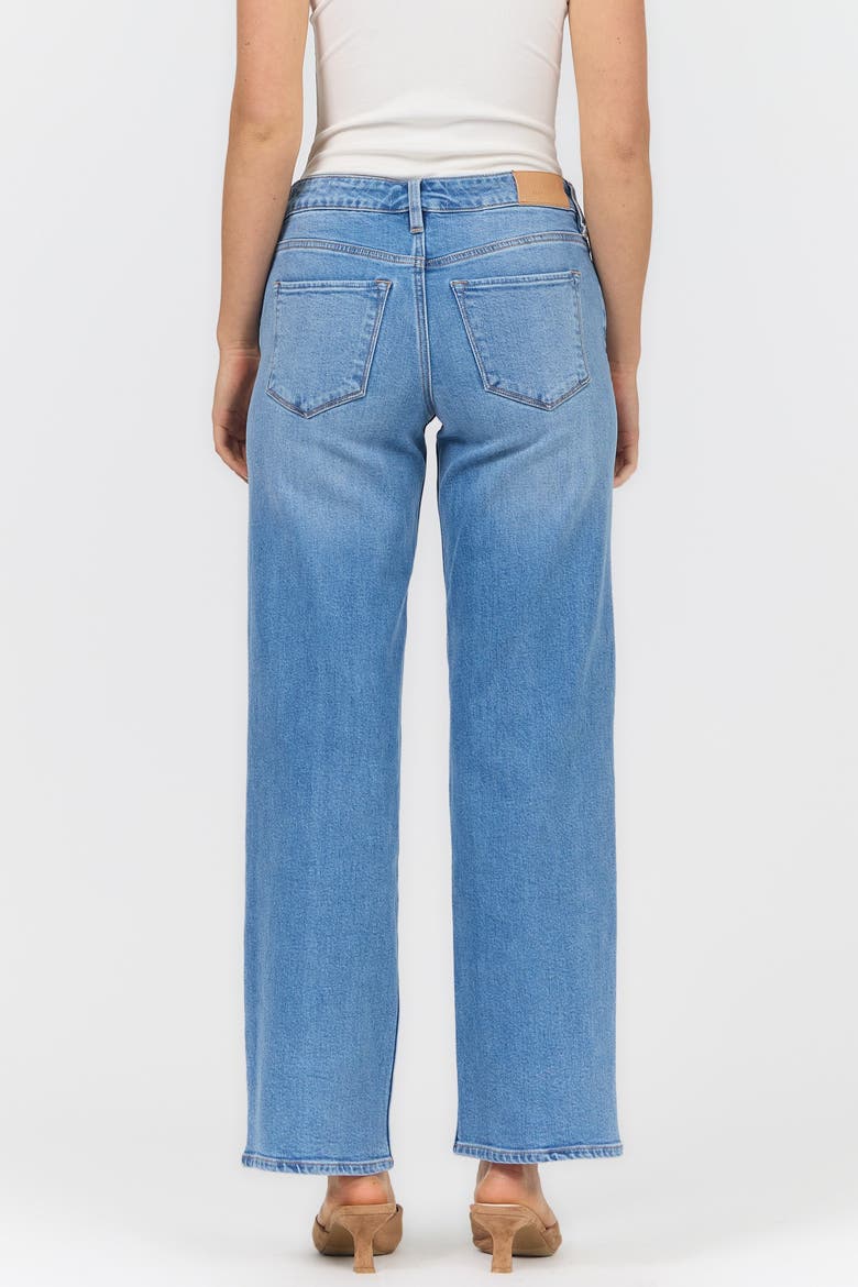 Taylor Mid Rise Straight Leg Jeans, Alternate, color, Noble City