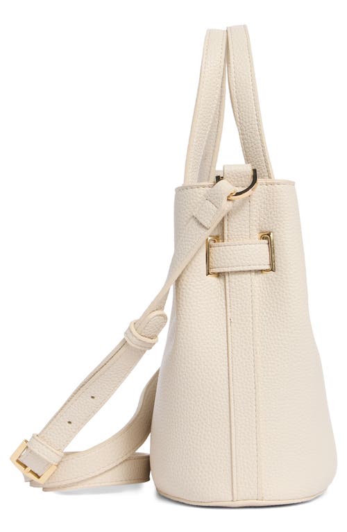 T Tahari Pebble Bucket Bag In Brown