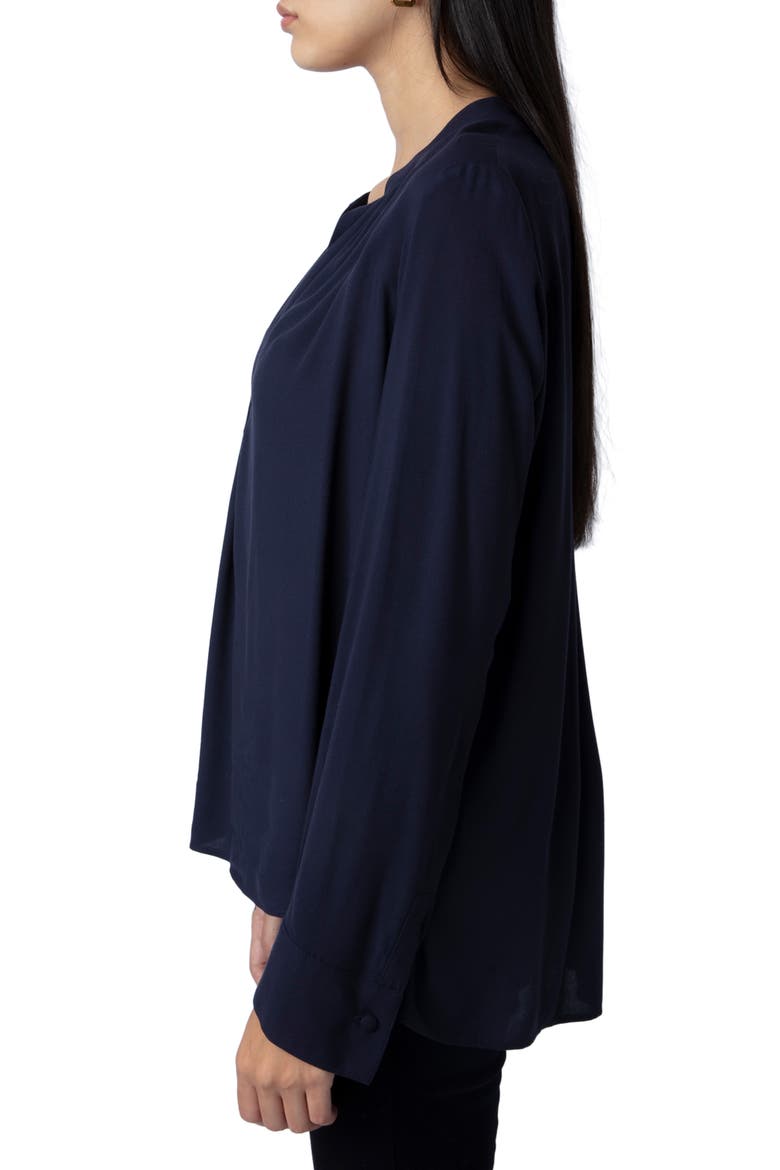 Tink Tunic Blouse, Alternate, color, NAVY