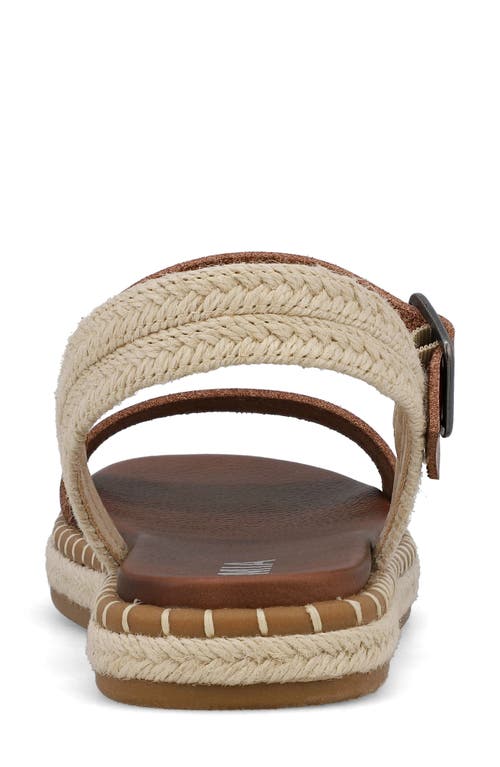 Mia Stephany Ankle Strap Sandal In Cognac