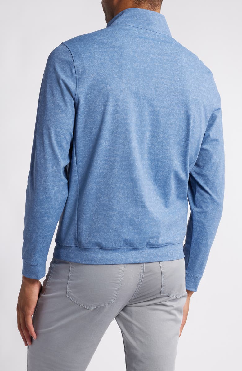 Scott Barber Mélange Stretch Quarter Zip Pullover, Alternate, color, 